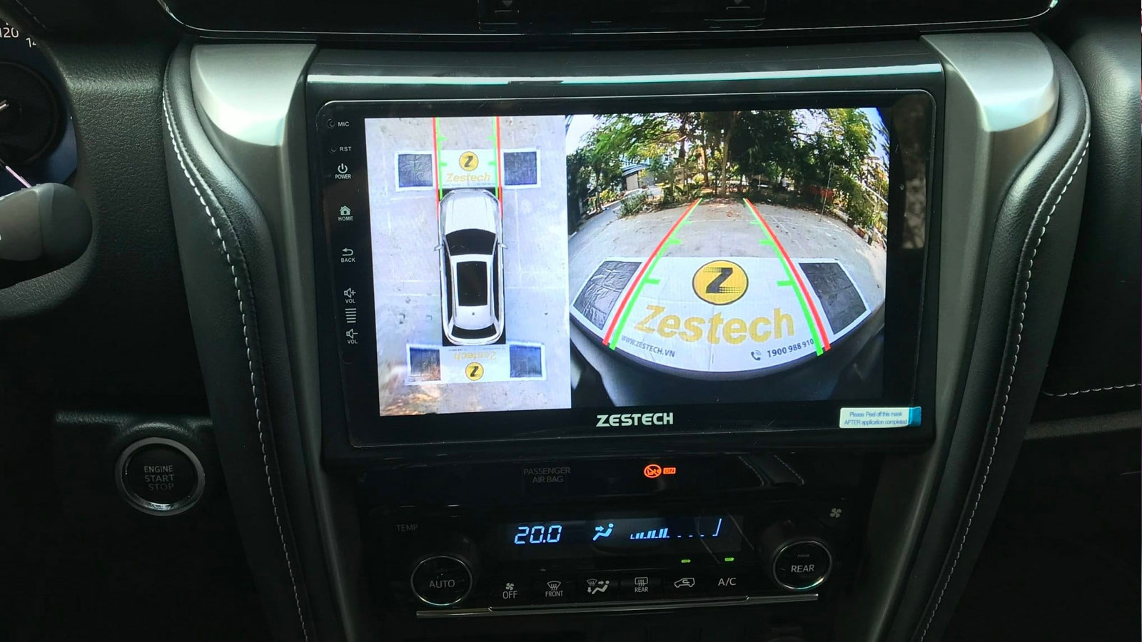 Gắn màn hình android